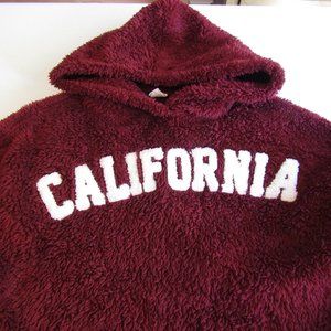 SHEIN Cropped Fuzzy Hoodie Size 11-12 Youth